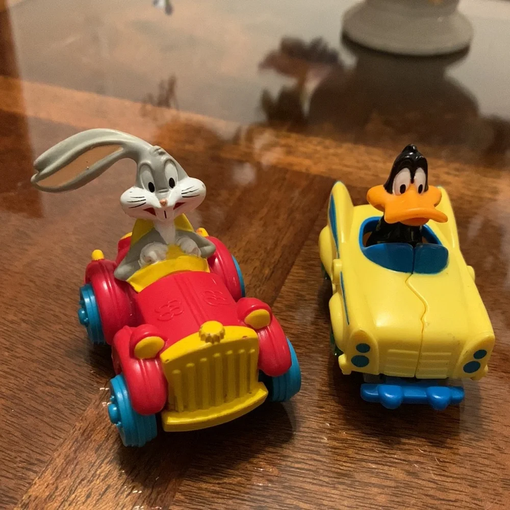 1992 Warner Bros Quack up Car Bugs Bunny Daffy vintage Toy Cars Looney Tunes WB